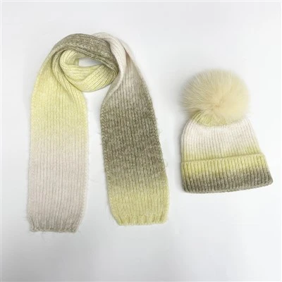 Kinder-Beanie-Mütze-Schal-Set